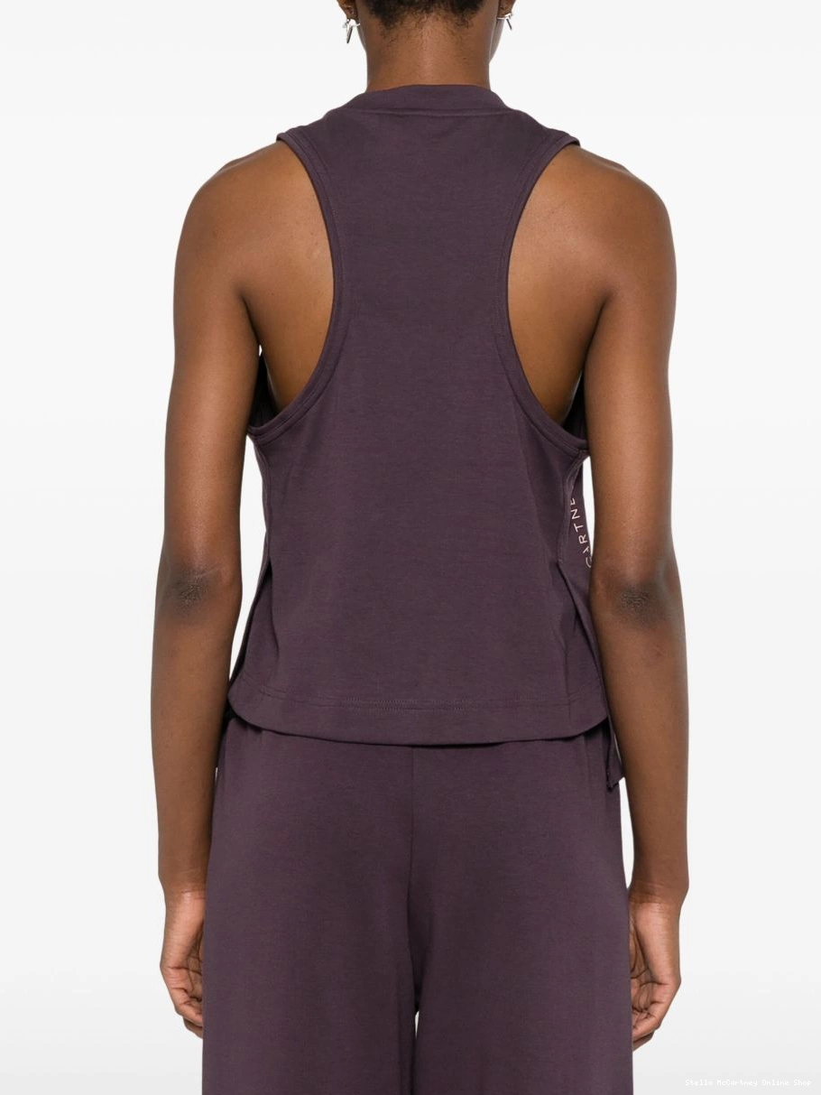 Cheap McCartney adidas Stella top by tank logo-print Women 0729